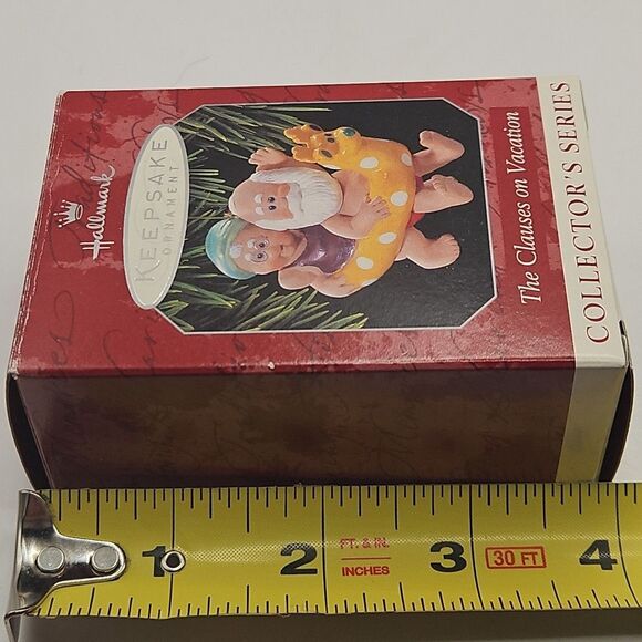 Hallmark Keepsake Ornament 1998 The Clauses On Vacation 2nd In The Series - Picture 16 of 16